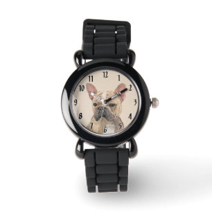 Montre Tableau Français Bulldog (Sable) - Joli Original D