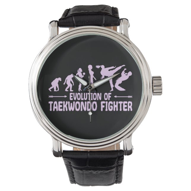 Montre Taekwondo Martial Arts Evolution Rose for Female (devant)