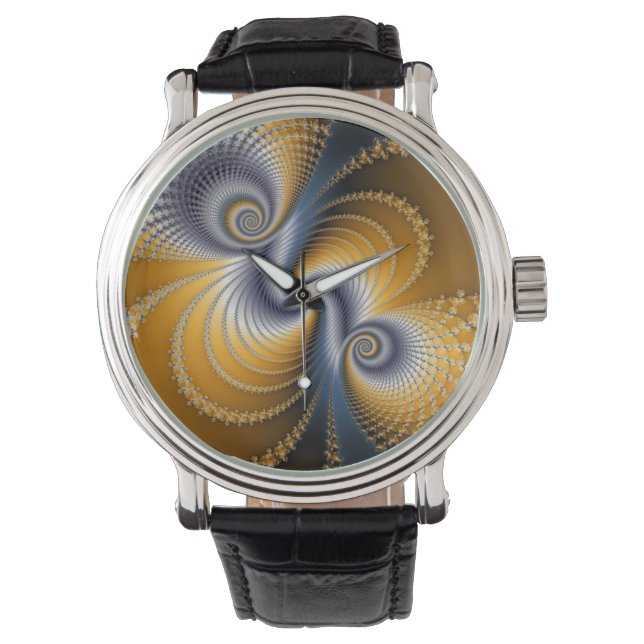 Montre Tailspin - Art fractal (devant)