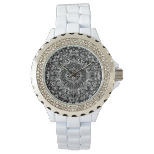 Montre Tapis Oriental noir et blanc