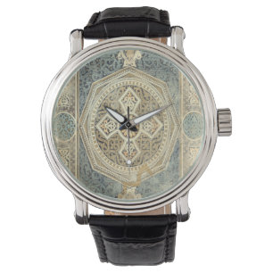 Montre Tapisserie ornementale avec le dessin géométrique