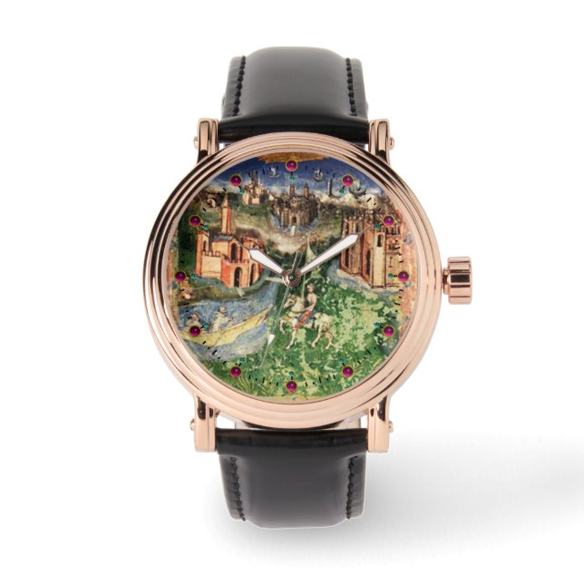 MONTRE TAROTS DE RENAISSANCE ANTIQUE 21 / LE MONDE (Recto)