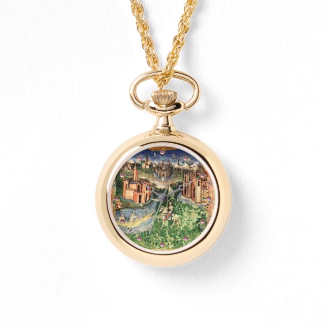 MONTRE TAROTS DE RENAISSANCE ANTIQUE 21 / LE MONDE (Recto)