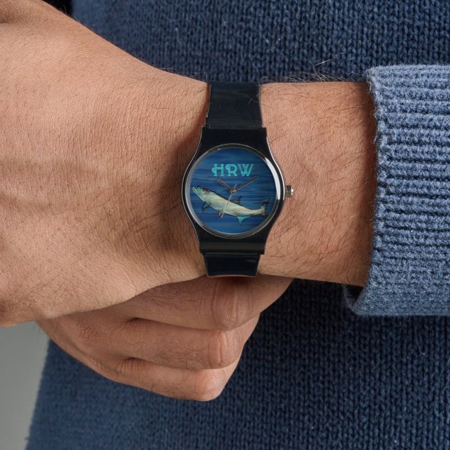 Montre Tarpon Pêche eau salée Monogramme (Créateur téléchargé)