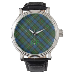 Montre Tartan officiel Fergusson avec monogramme / nom