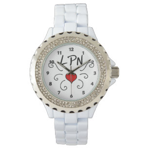 Montre Tatouage d'amour LPN infirmière