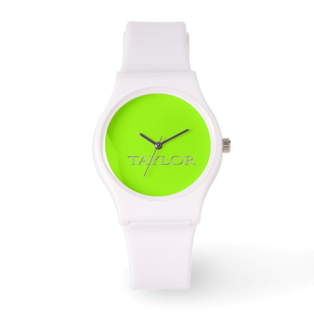 Montre Taylor Personnalisé Name Watch (Recto)
