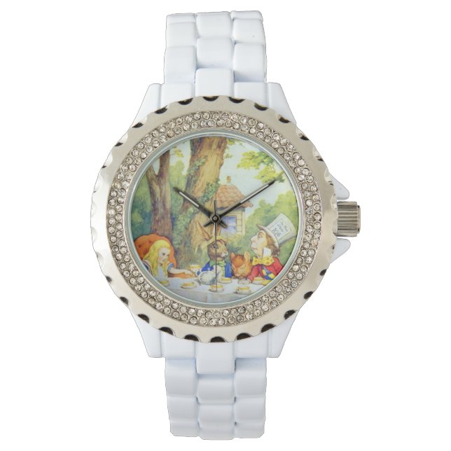 Montre Tea Party de Hatte Mad Couleur complète (devant)