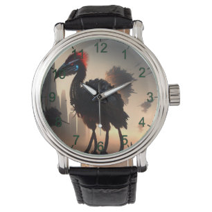 Montre "Techno-Feathers : Le robot futuriste Emu"