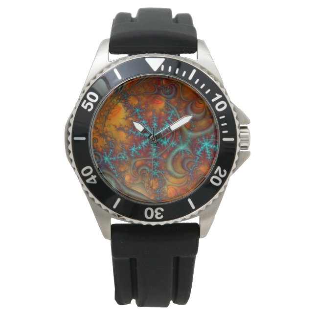 Montre Techno Psychedelic Fractal (devant)