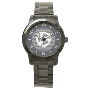 Montre Techno Retro Vintage Chrome 45 espacer DJ Dial