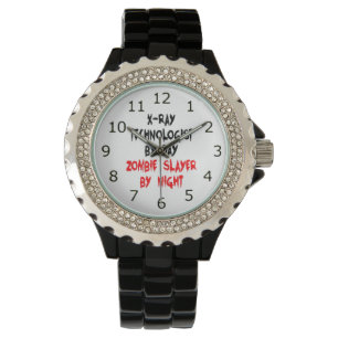 Montre Technologue en radiologie Zombie Slayer