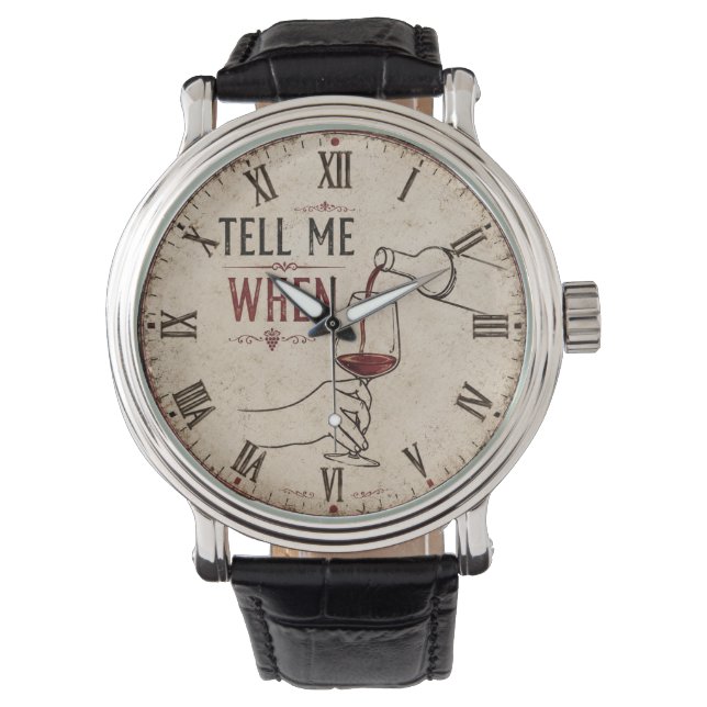 Montre Tell Me When Win (devant)