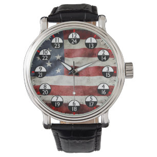 Montre Temps militaire 24 heures