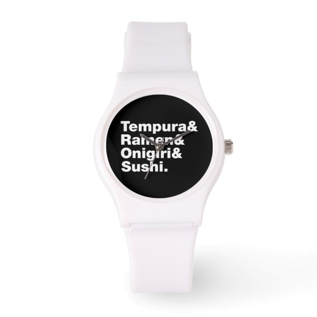 Montre Tempura & Ramen & Onigiri & Sushi. (Recto)