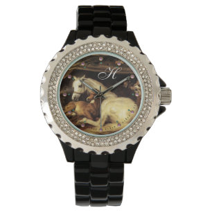 Montre TENTE ARABE AVEC CHEVAUX, AUTRES ANIMAUX Monogramm