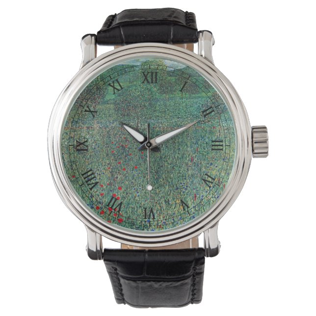 Montre Terrain de fleurs à Litzlberg Klimt, Paysage Vinta (devant)