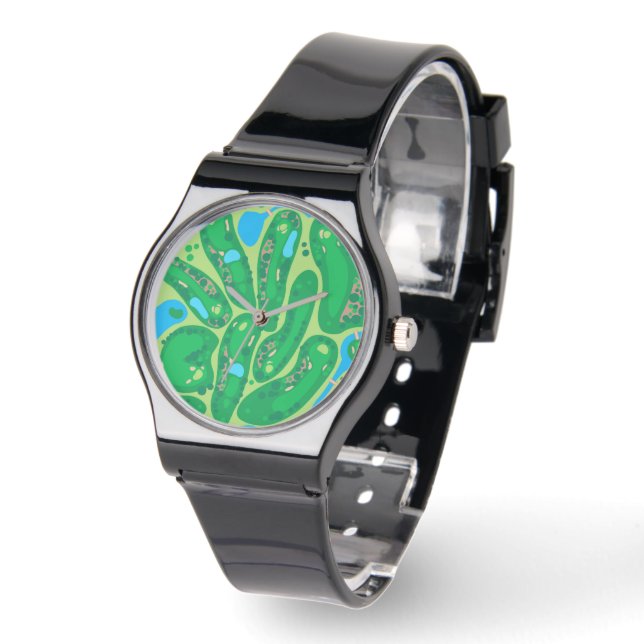 Montre terrain de golf par golf green (Angle)