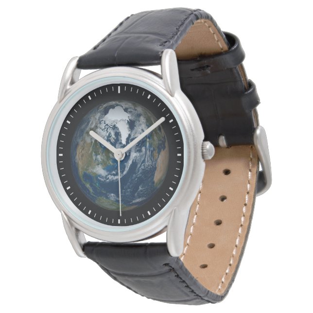 Montre Terre Avec Nuages Et Glace De Mer 2 (Incliné)