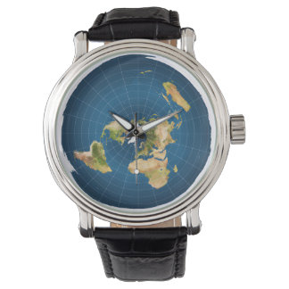 Montre Terre Plate