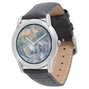 Montre Terre Pleine Montrant L'Hémisphère Est.