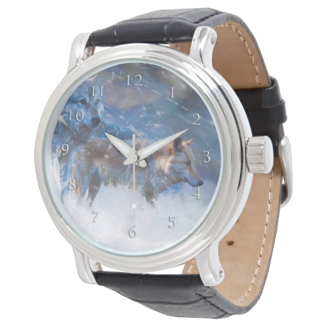 MONTRE TERRITOIRE DU LOUP HIVER (Incliné)