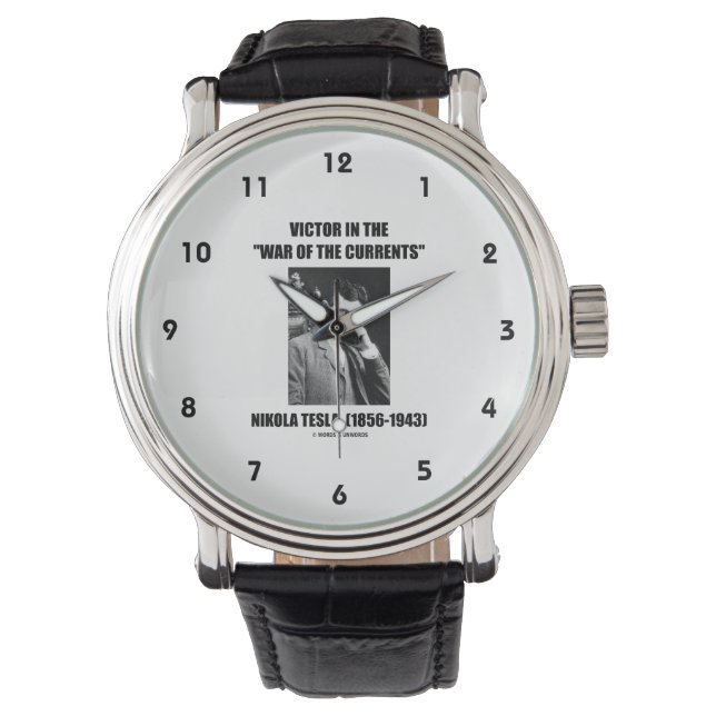Montre Tesla Victor Dans La Guerre Des Courants Physique (devant)