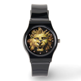 Montre TÊTE DE LION À BRONZE Figurehead Bateau romain ant