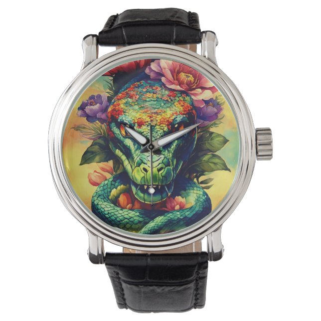 Montre Tête de serpent (devant)