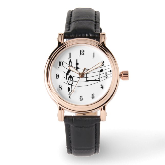 Montre Texte de musique (Recto)