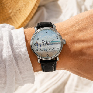 Montre Texte de photo de famille