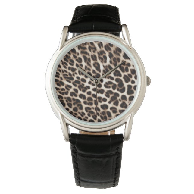 Montre texture poster de animal peau de fourrure cheetah  (devant)