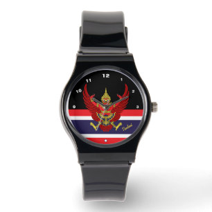 Montre Thai Flag Watch, Garuda, Thaïlande mode / sports