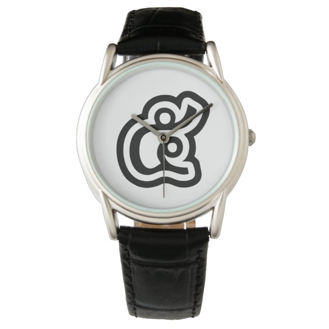 Montre Thaïlande Numéro 5 / Cinq / ๕ (Haa/Ha) Script Thaï (devant)