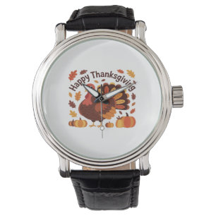 Montre Thanksgiving Turquie - Automne Vacances Classic Ov