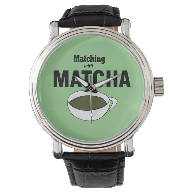 Montre Thé vert Matcha (devant)