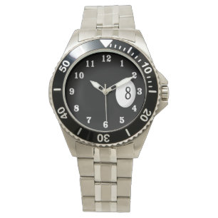 Montre Thème Huit Ball Billiard