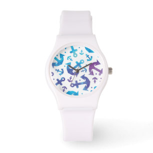 Montre Tie Dye Motif Ancre 2