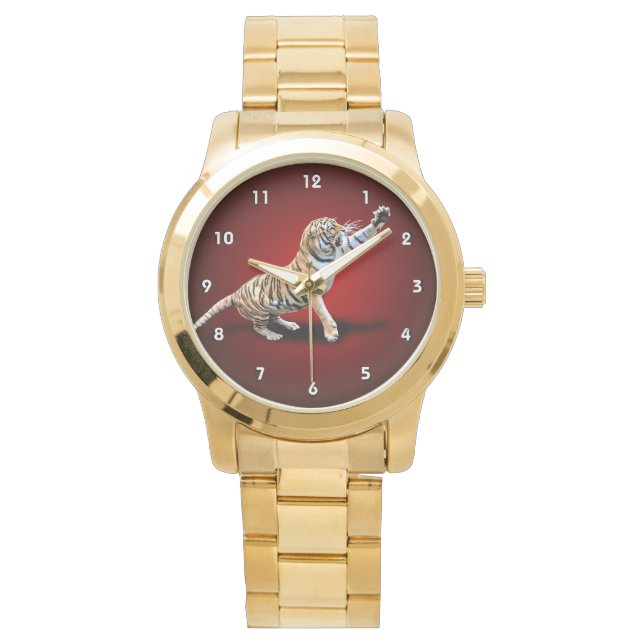 MONTRE TIGER EN COLÈRE (devant)