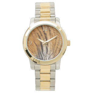 Montre Tiger Grandes Gros Chat Inde Faune Faux Fur
