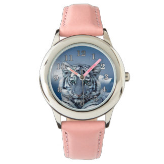 Montre Tigre bleu blanc