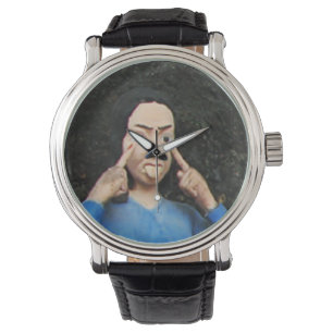 Montre Tirer Les Visages Derrière Le Dos