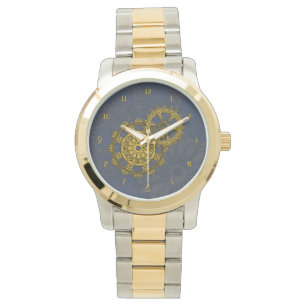 Montre tissée de rouages