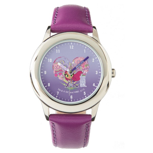 Montre Titans Ados, allez ! | Graphique de pointes cardia (devant)