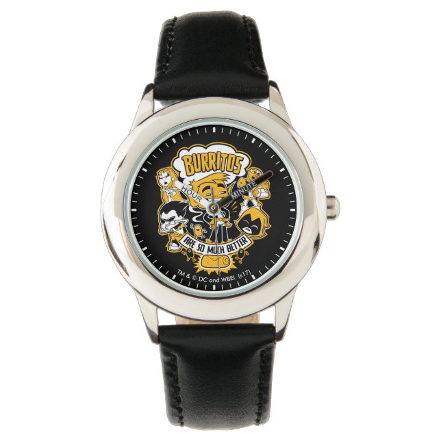 Montre Titans Ados, partez ! | Beast Boy "Burritos Are Be (devant)