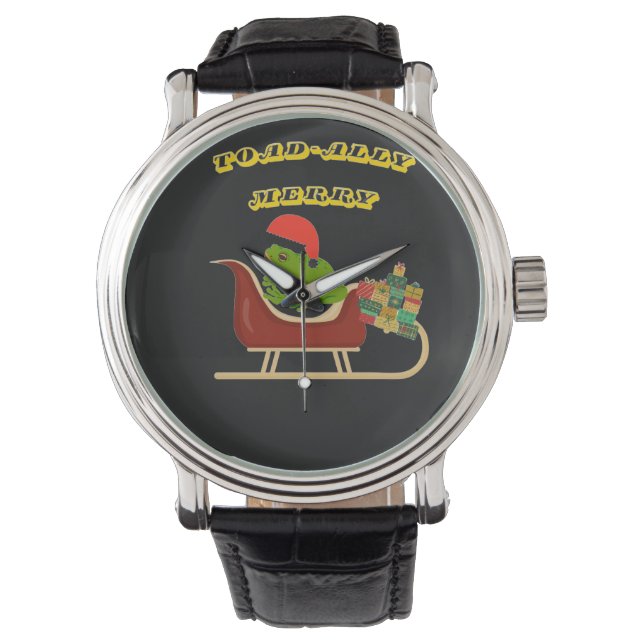 Montre Toad-ally Merry Frog Christmas Tee (devant)