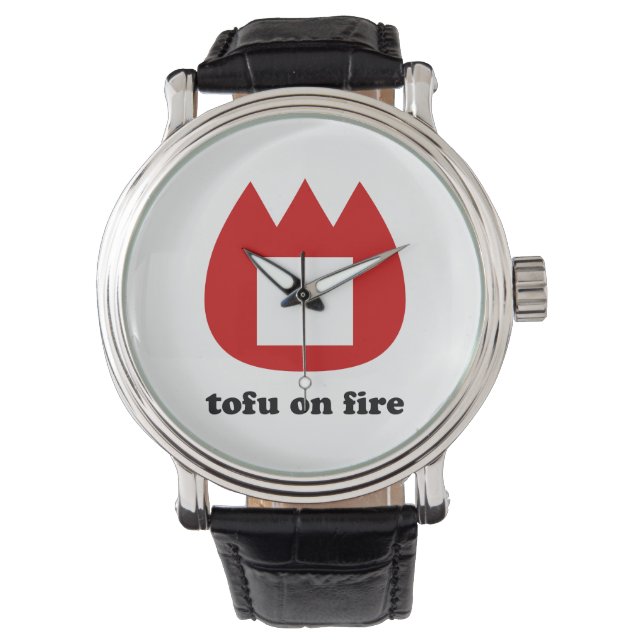 Montre 📛 tofu en feu (devant)