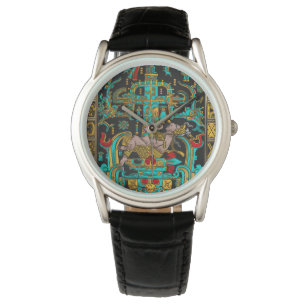 Montre Tombeau de Pakal - Astronaut Palenque en couleur