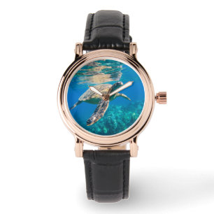 Montre Tortue de mer de natation
