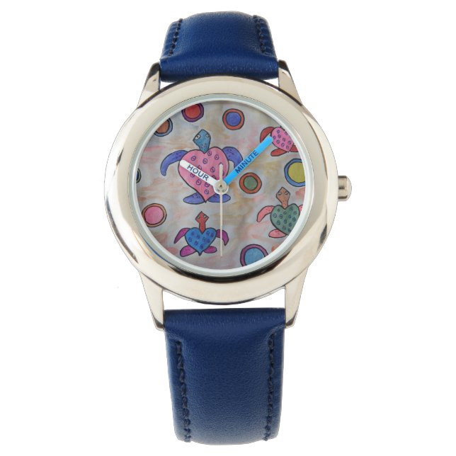 Montre Tortues et cercles (devant)